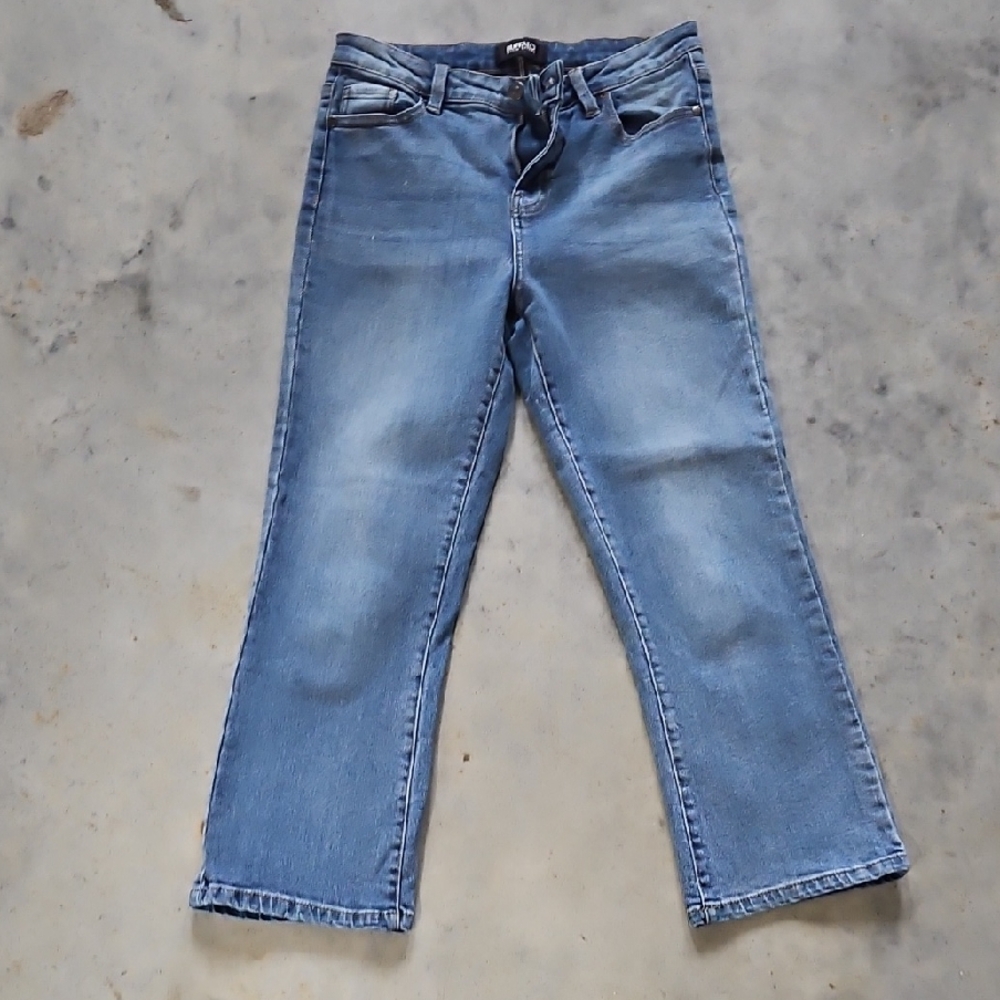 Buffalo David Bitton Sky Blue Wide Leg Jeans